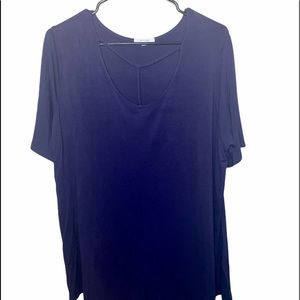 Maurices Short Sleeve Strappy T Shirt Plus Size 1